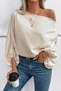 Blouse en satin