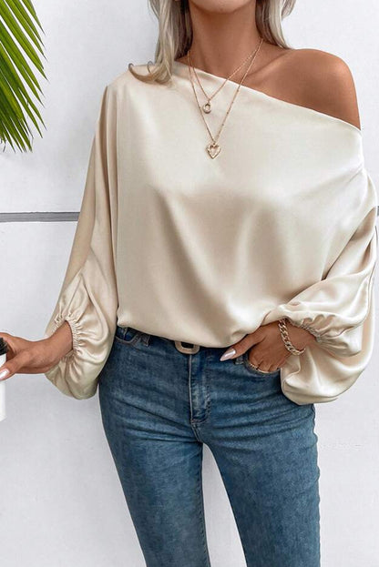 Blouse en satin