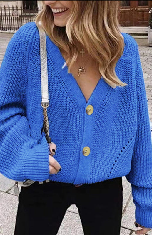 cardigan col V