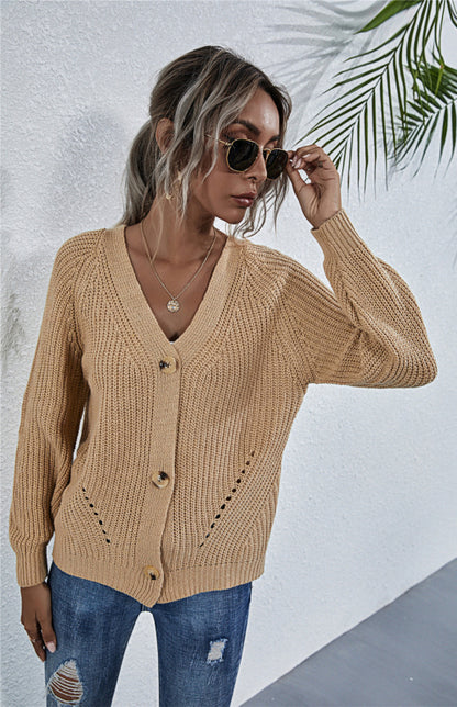 cardigan col V